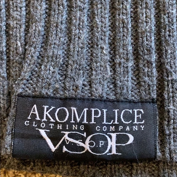 Dark grey cardigan Akomplice Clothing Company. - Picture 4 of 4